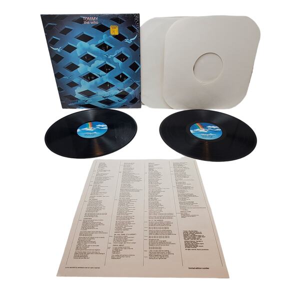 2 LP The Who Tommy MCA2-10005 1980 Gloversville Reissue Inner Sleeve Gatefold - Picture 1 of 16